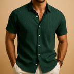 Bruno - Camisa de hombre de manga corta con botones