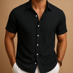 Bruno - Camisa de hombre de manga corta con botones