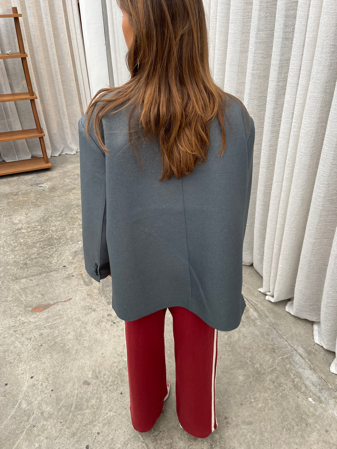 Elena - Blazer mujer corte oversize con solapa clásica