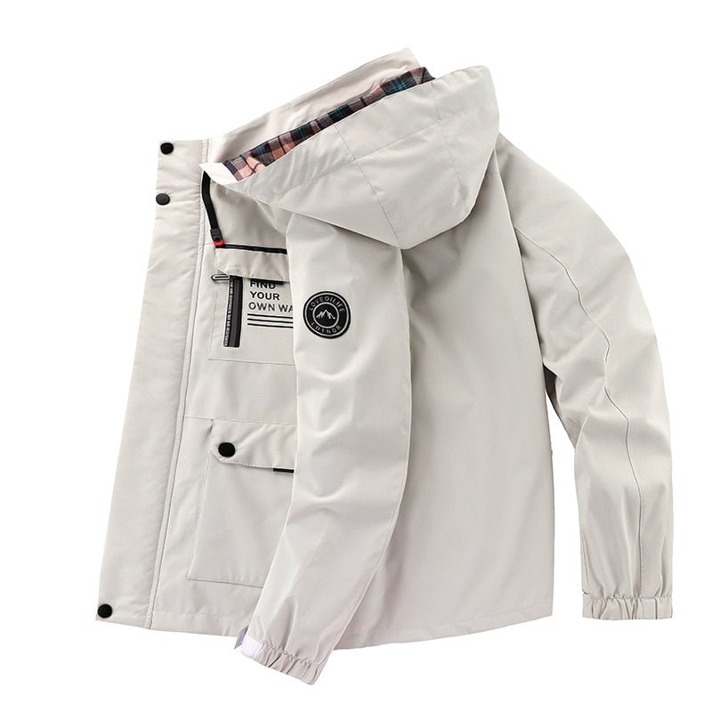 Mateo - Chaqueta de invierno impermeable con capucha hombre