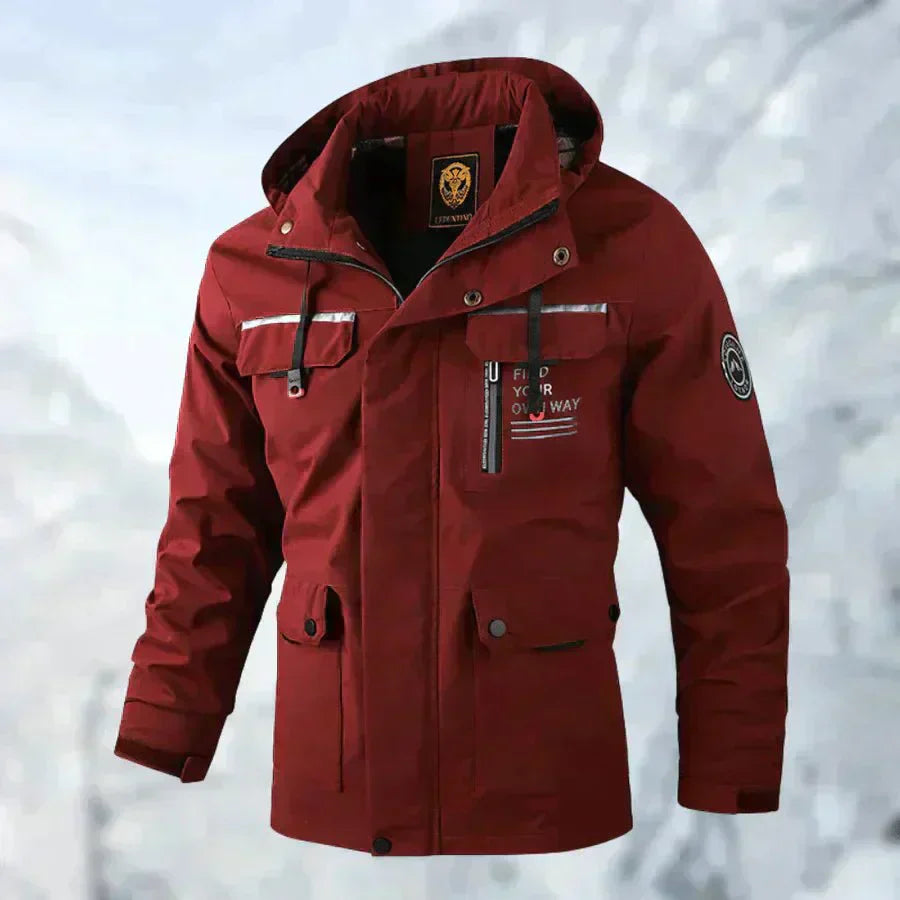 Mateo - Chaqueta de invierno impermeable con capucha hombre