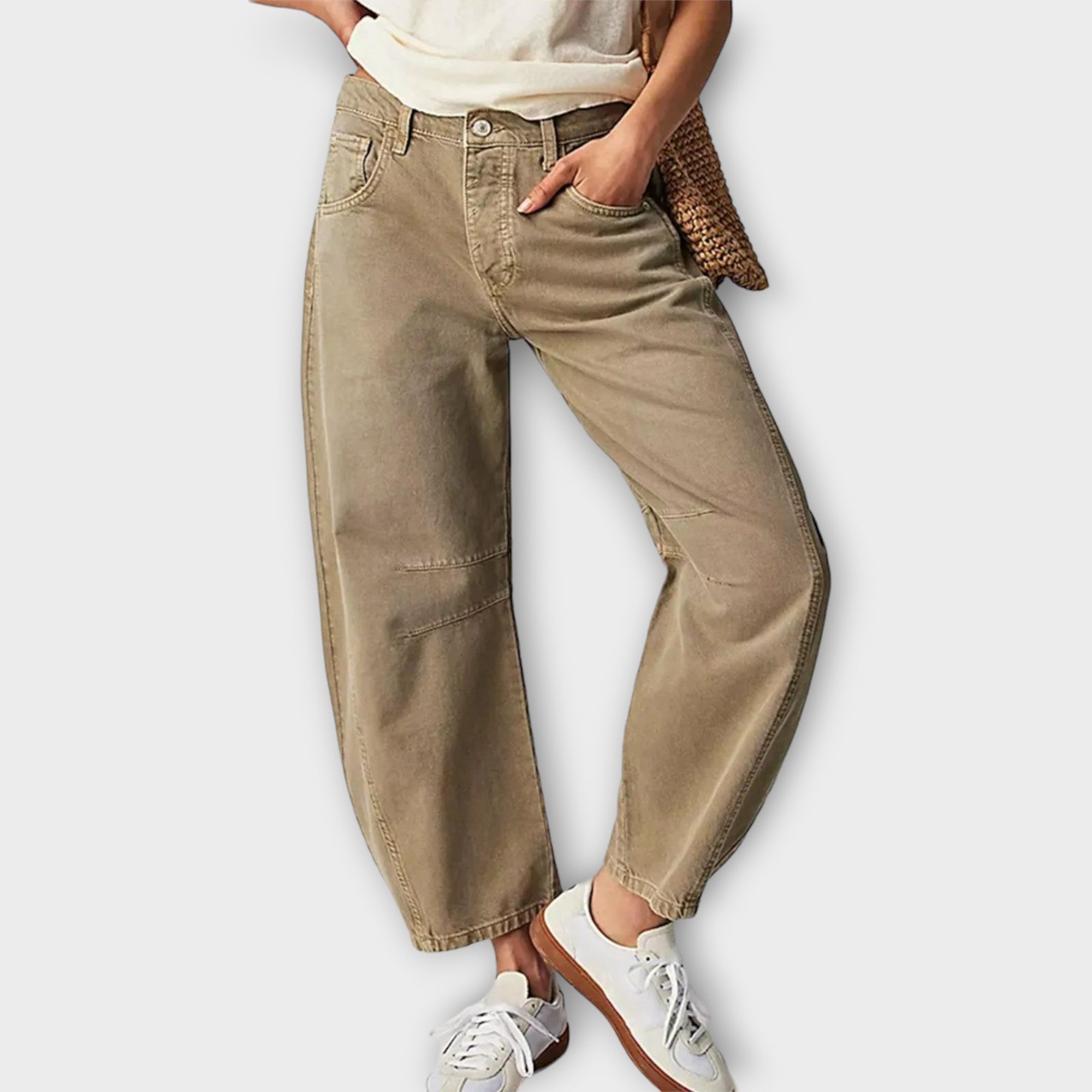 Lucía – Jeans de Corte Ancho de Estilo Retro para Mujer